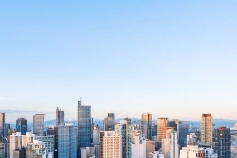 マニラの高層ビル街